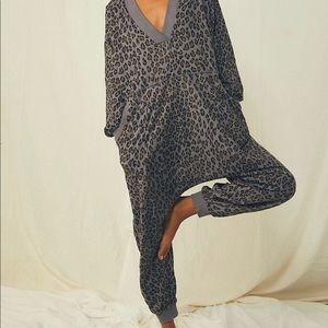 Free people printed Just Because Romper